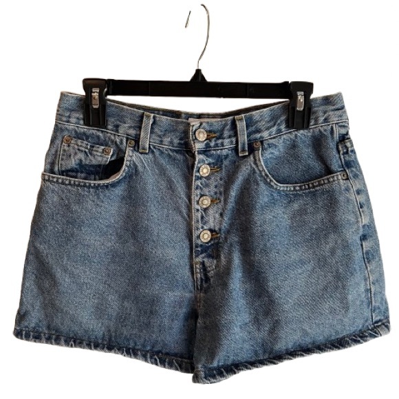 Old College Inn Pants - Vintage OCI Button Front Jean Shorts Size‎ 11